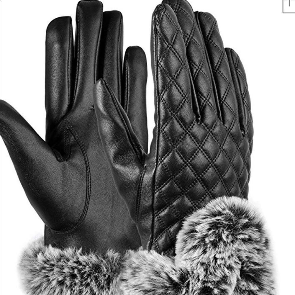 Winter Gloves Touch Screen Gloves Warm Leather Gl
